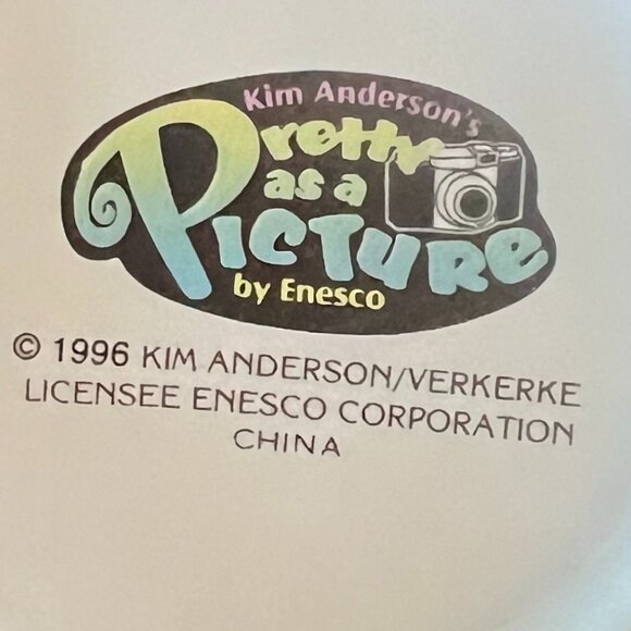 Vintage KIM ANDERSON’S Pretty as a Picture Ceramic Mug from ENESCO 1996 - Picture 9 of 9